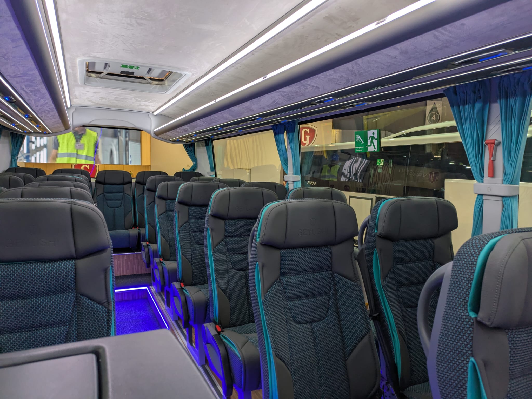 Interior of the CAIRO coach