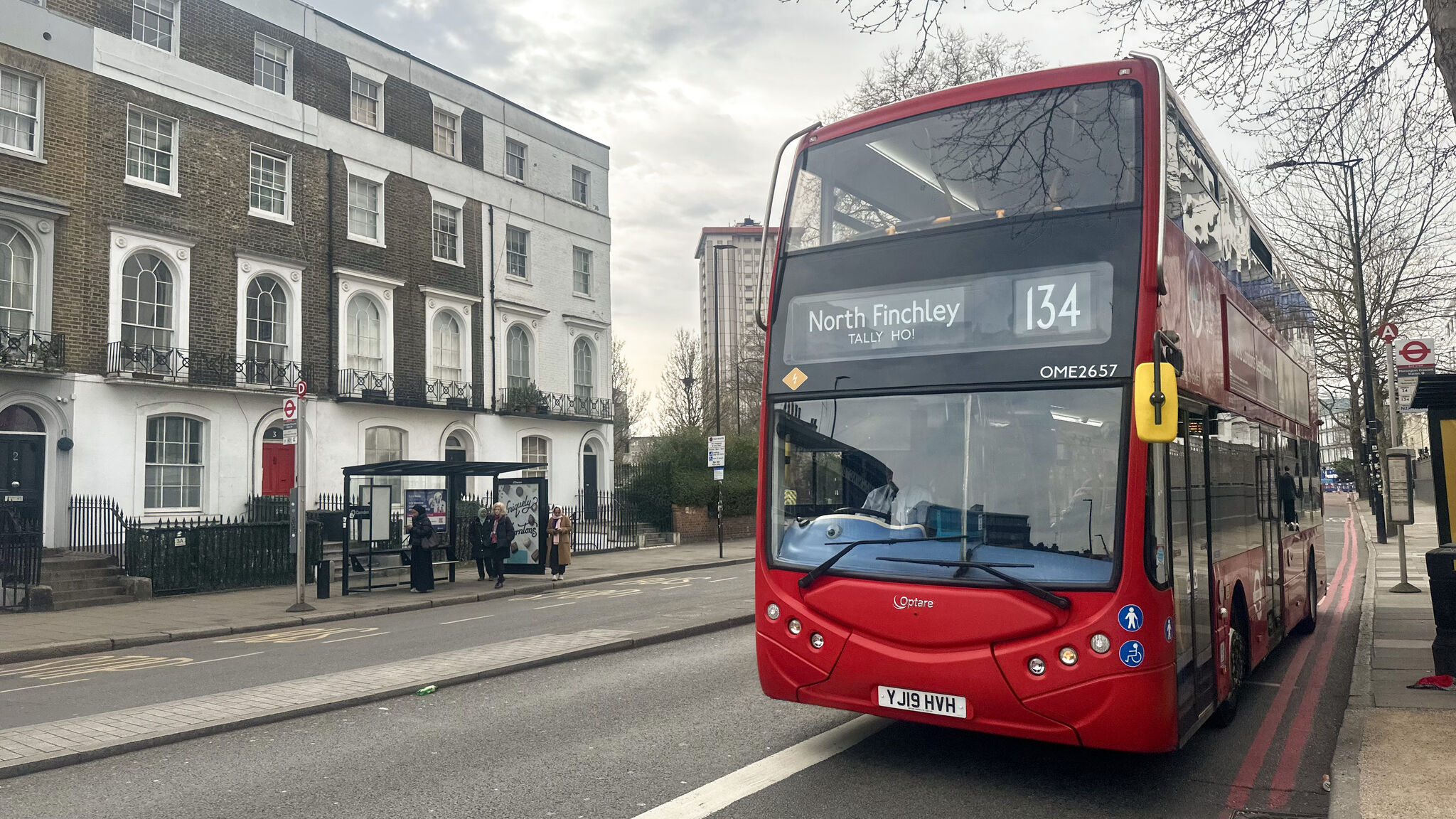 A Metroline bus in London
