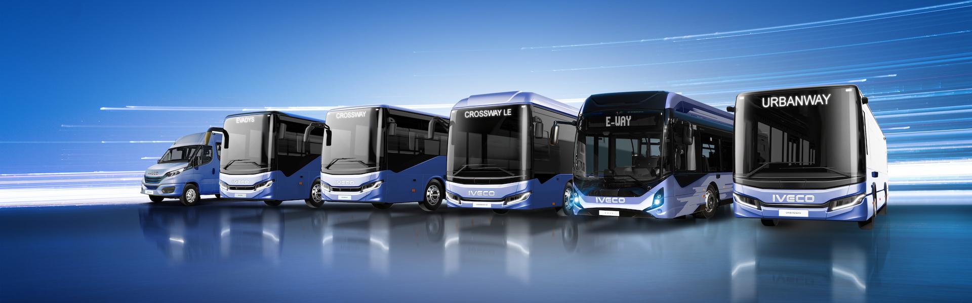 IVECO's lineup of buses