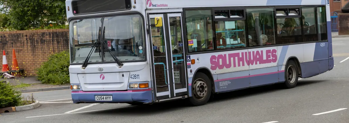 A First Cymru bus