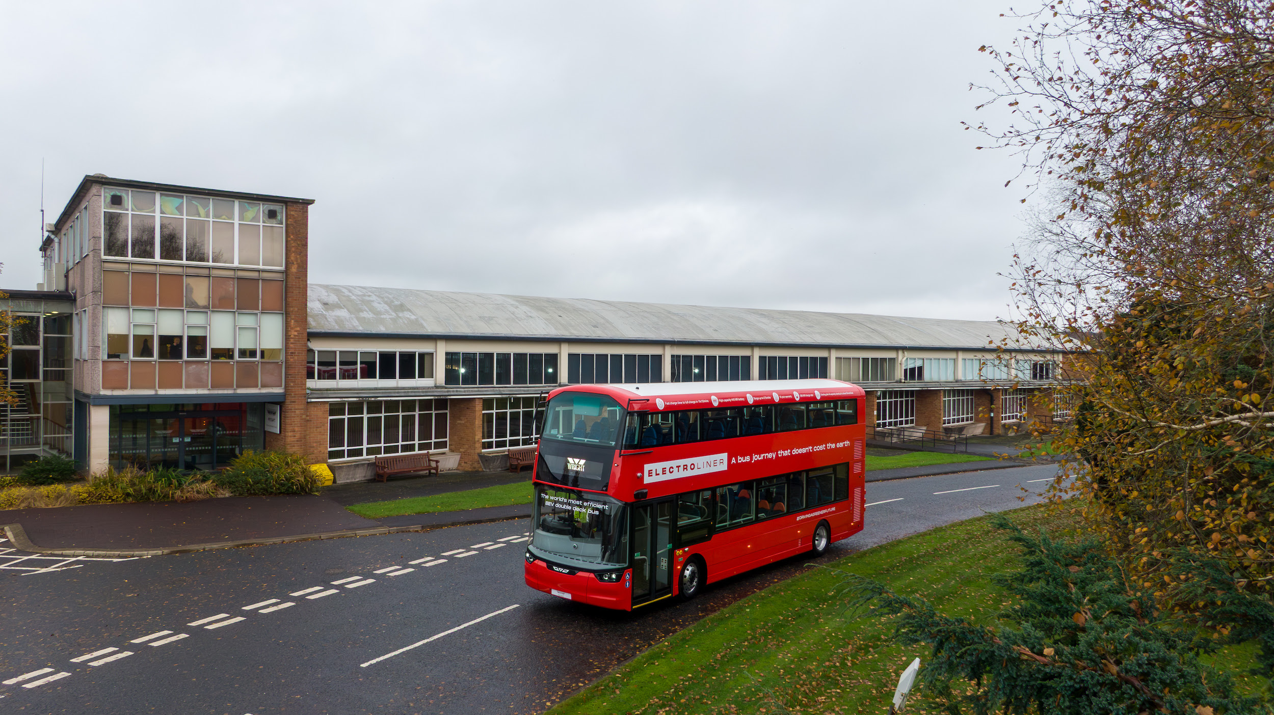 Generation 2 Wrightbus Electroliner in operation