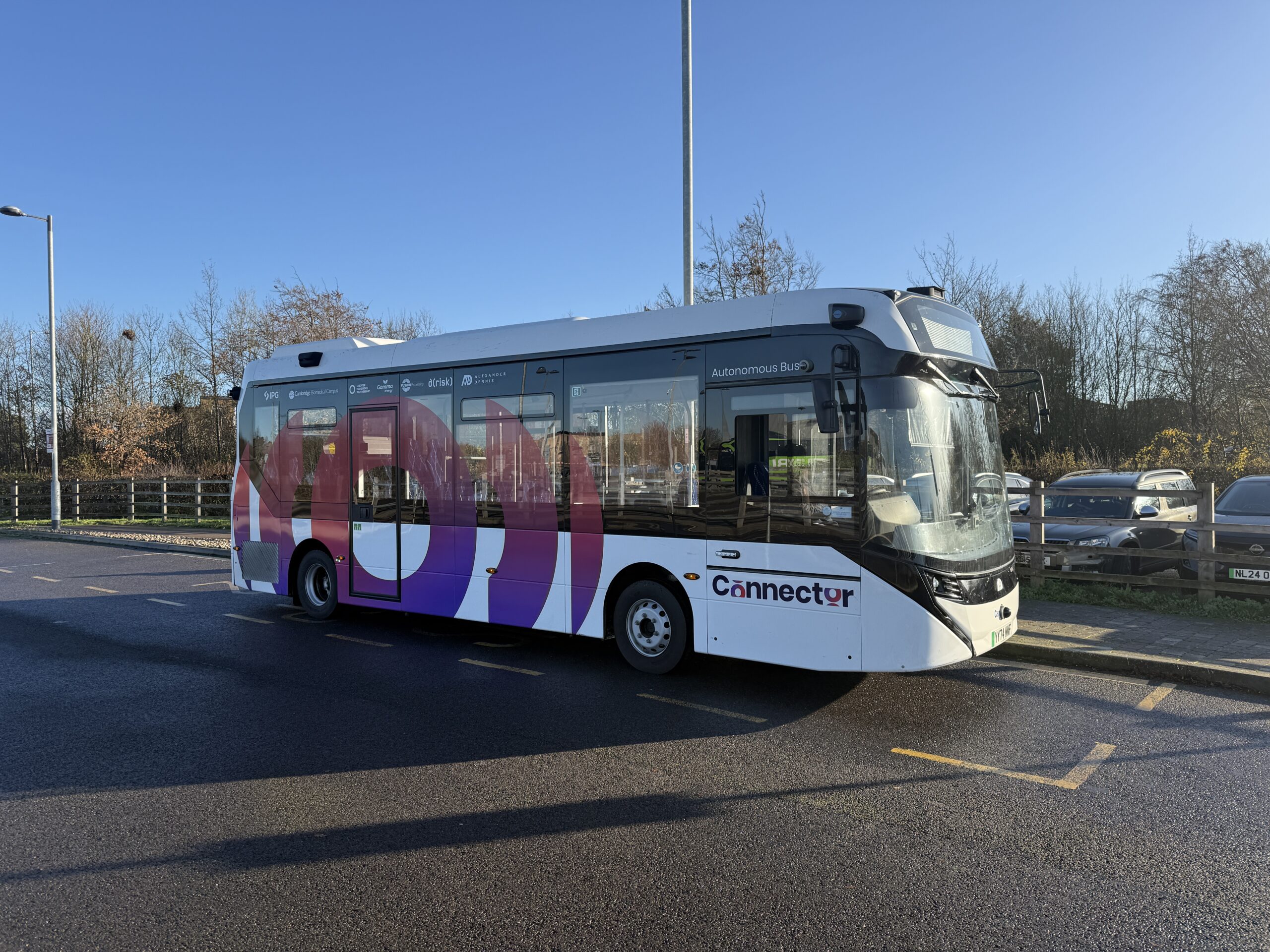 An autonomous Alexander Dennis bus