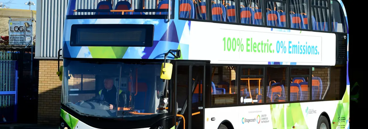 A Stagecoach electric bus