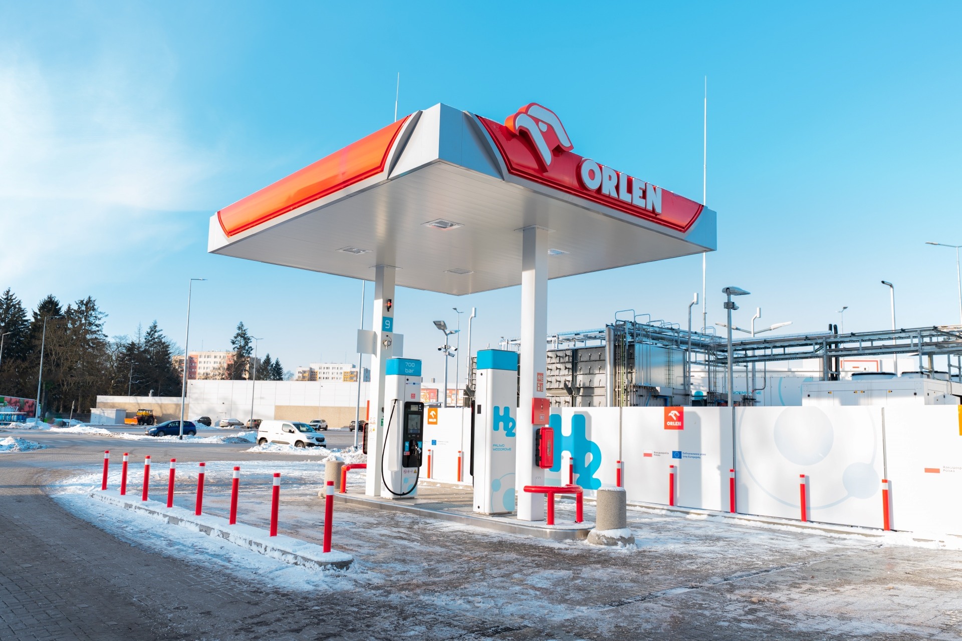 The ORLEN hydrogen refuelling station