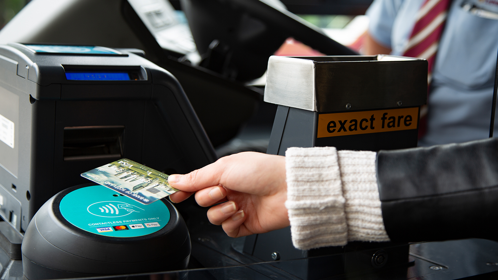 Contactless on-bus payment for Lothian Buses in Edinburgh