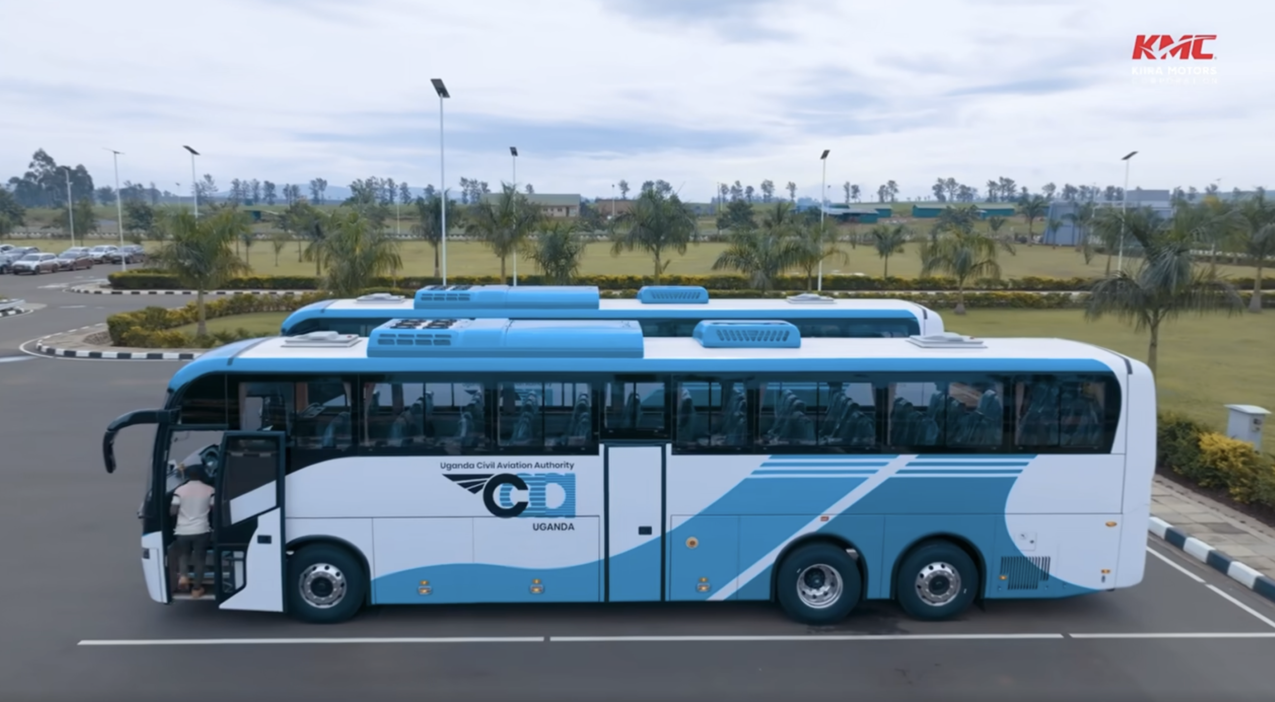 Kayoola Electric Coaches for the Uganda Civil Aviation Authority