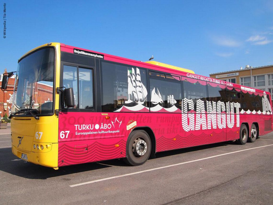 NMI payment processing in use by INIT for the municipal bus service in Turku, Finland
