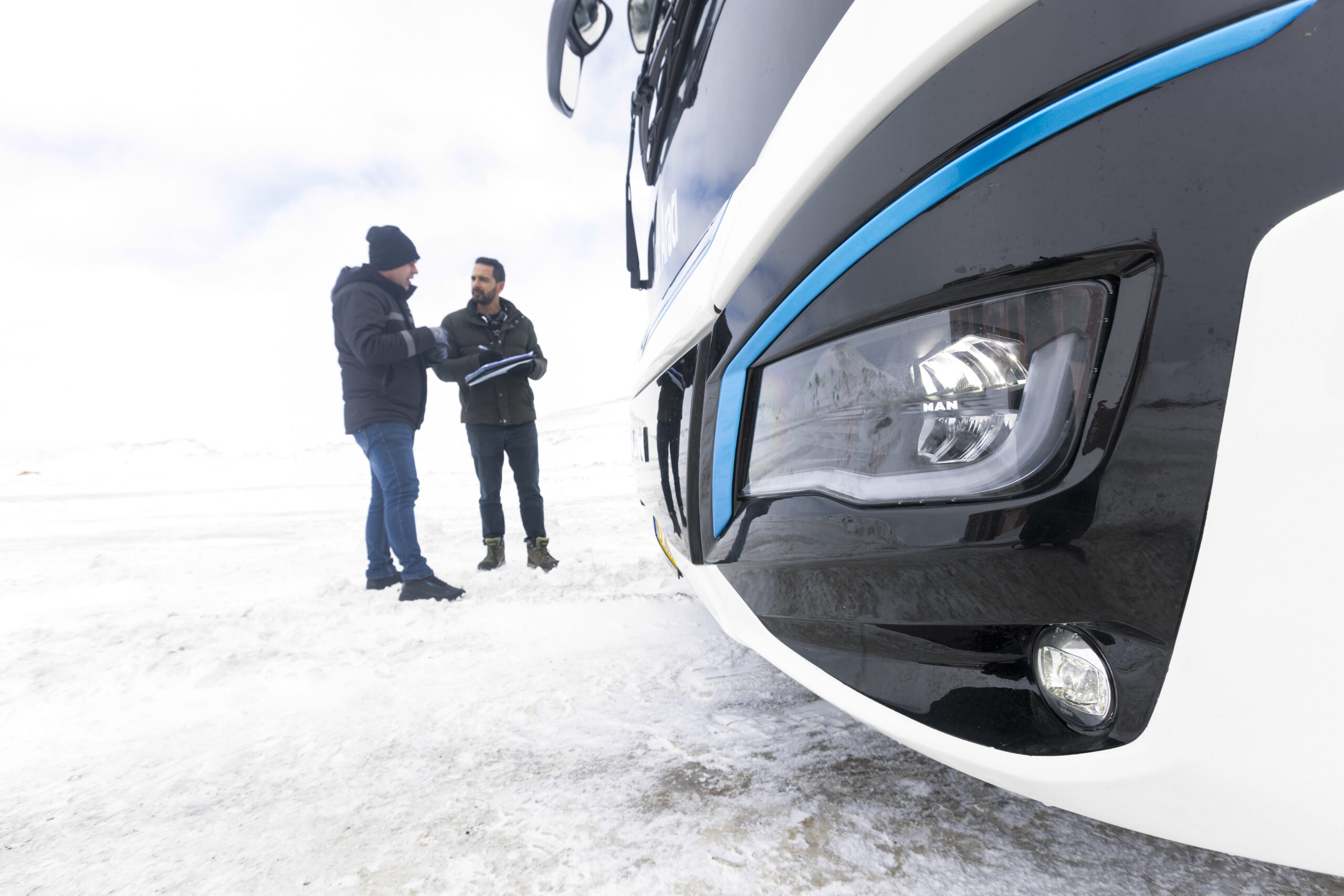 MAN Lion’s Coach E defies snow and ice in harsh winter trials