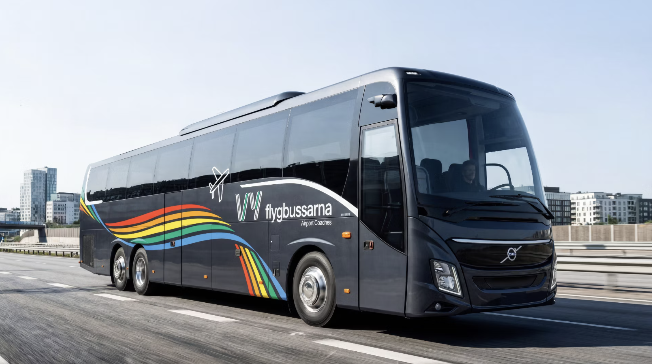 The vehicles will enter operation on routes to and from airports across Sweden