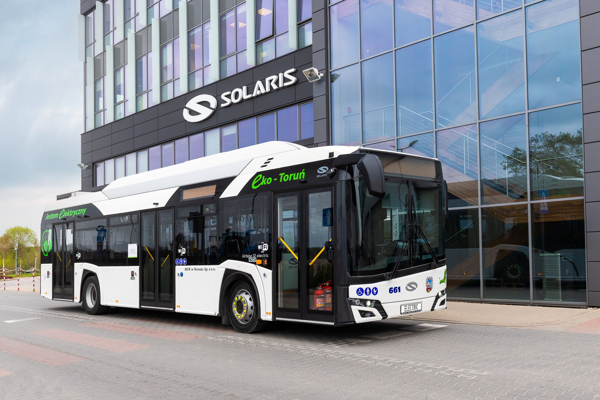 Solaris has delivered 40 Urbino 12 electric buses for use in the city of Toruń