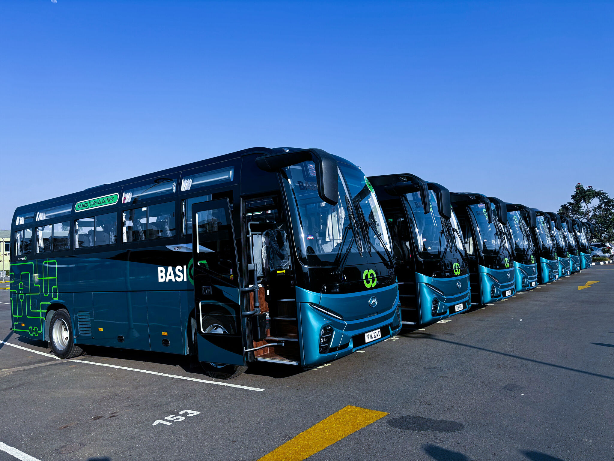 Equipped with a 350KM-range battery from CATL, the coaches will operate on long-distance routes