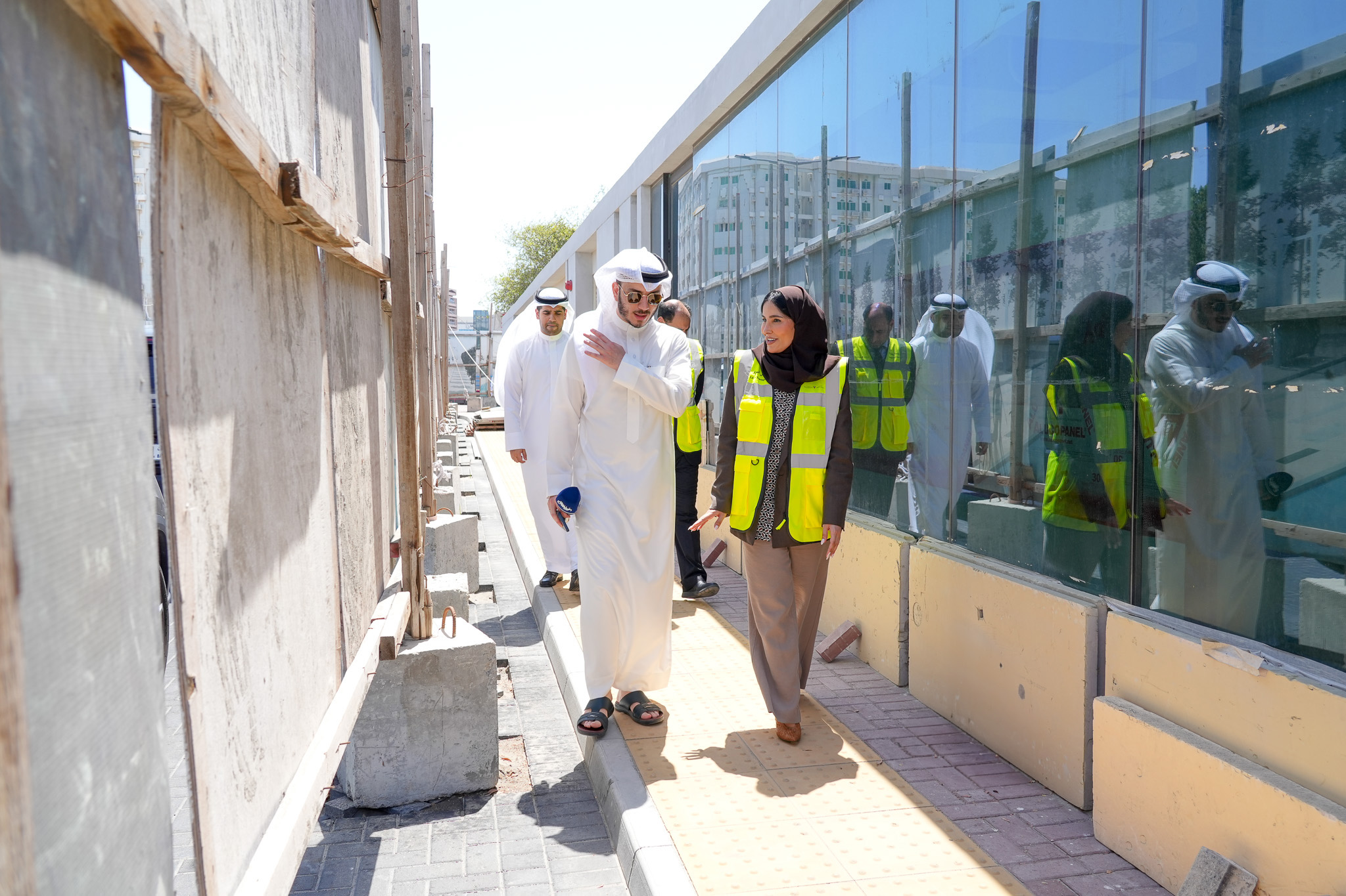 The visits included inspections at a number of sites across Bahrain