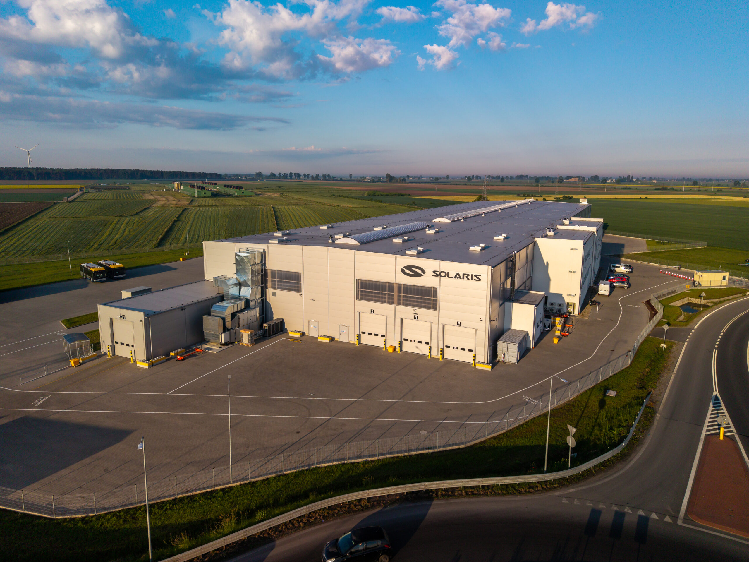 Solaris' new facility is situated in the municipality of Środa Wielkopolska