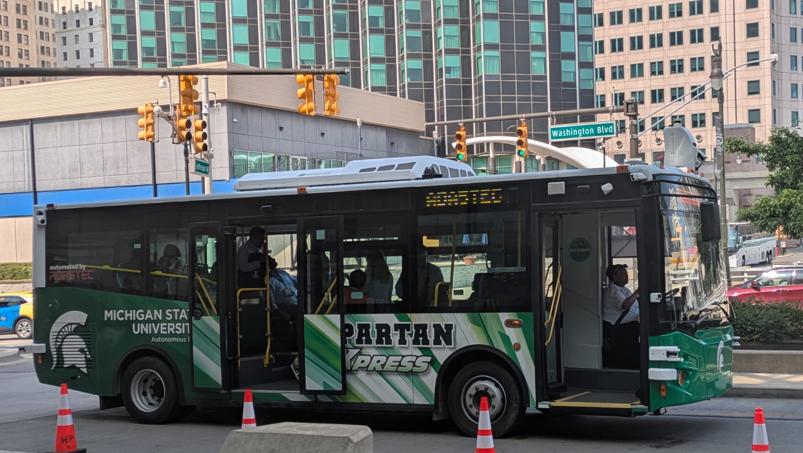 The demonstration  vehicle at ITS America