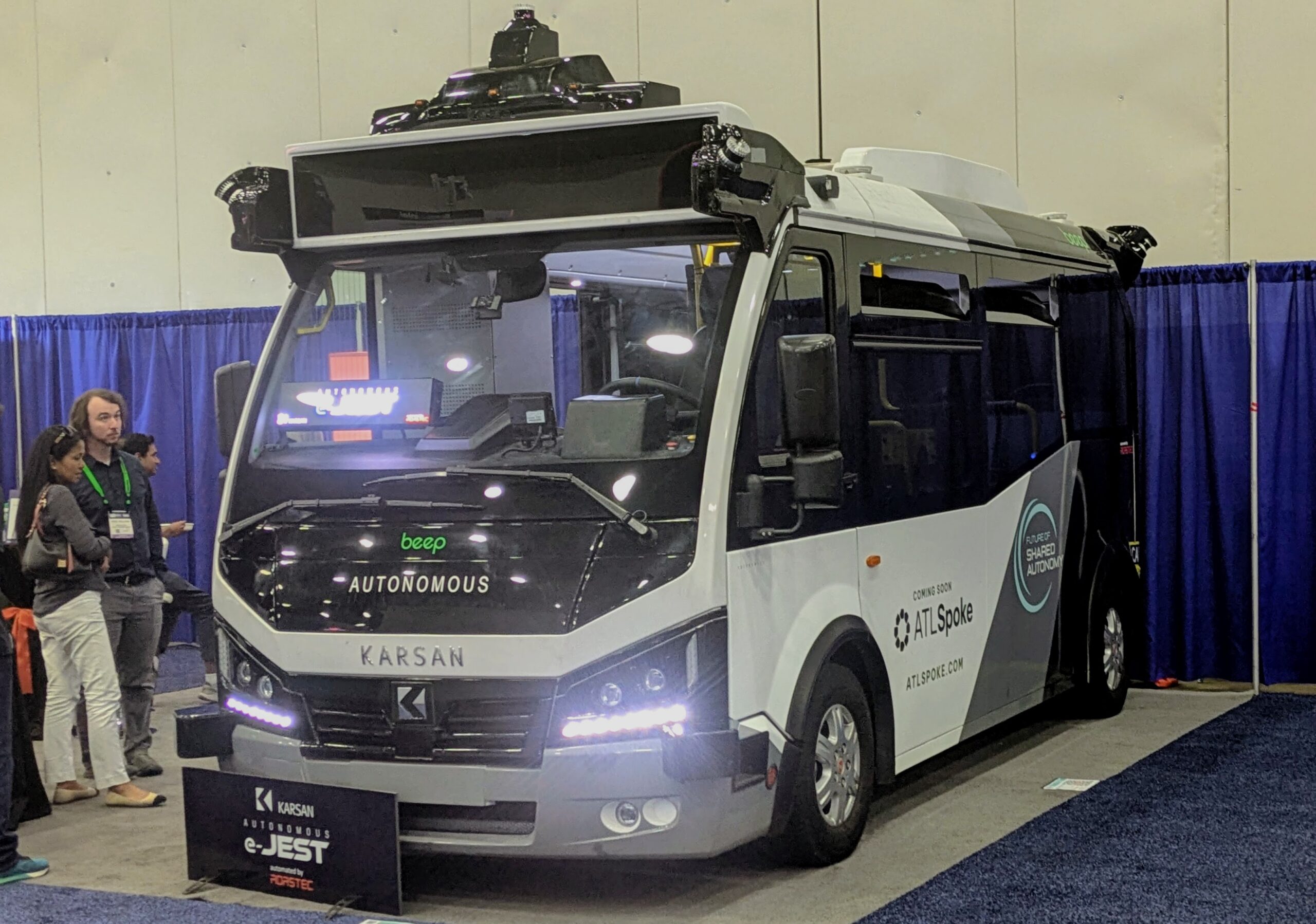 Beep's autonomous bus at ITS America