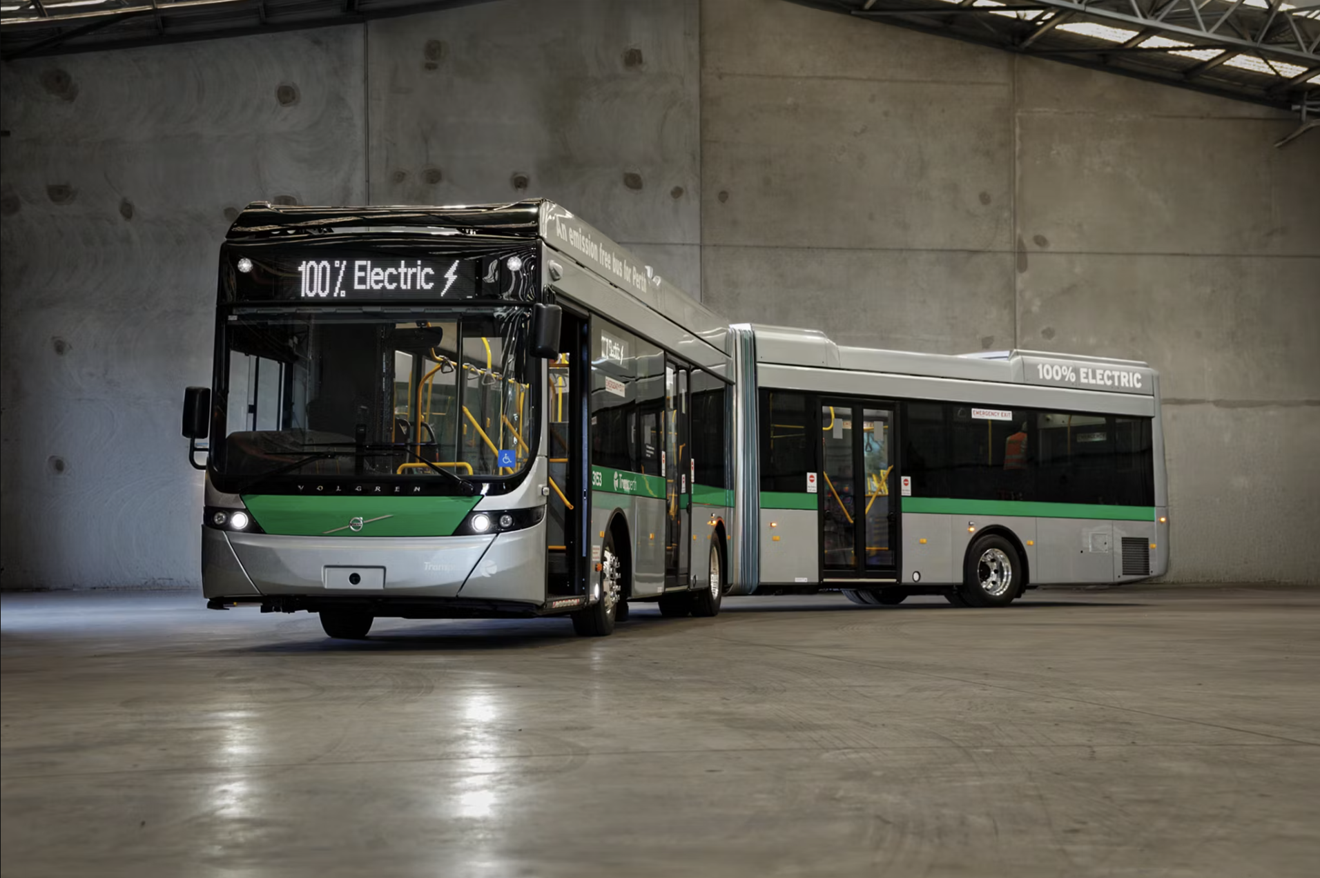 Volvo's new BZL Electric Articulated bus was bodied locally by Volgren