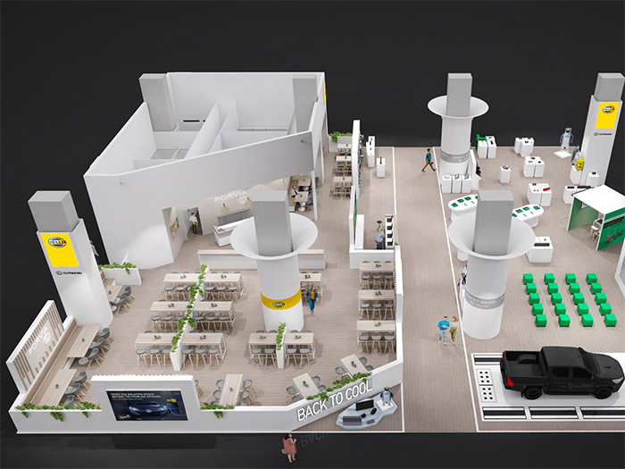 birdseye view of automechanika