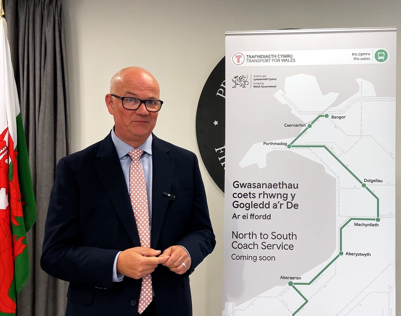 The new service will shorten journey times between the north and south of Wales