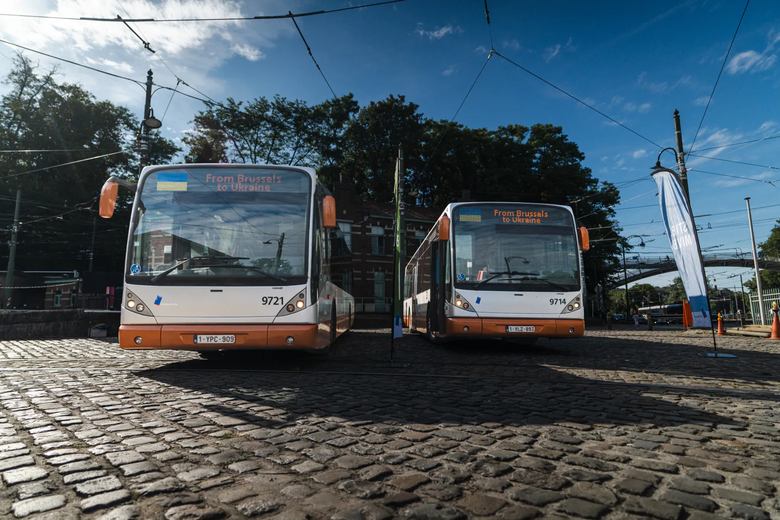 MIVB is donating 36 standard diesel buses to Ukraine