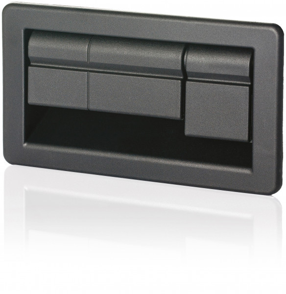 Luggage door handle