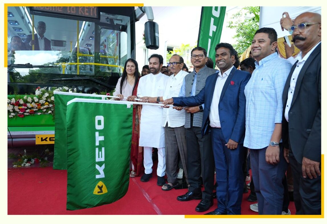 KETO Motors proudly unveiled its first commercial electric bus