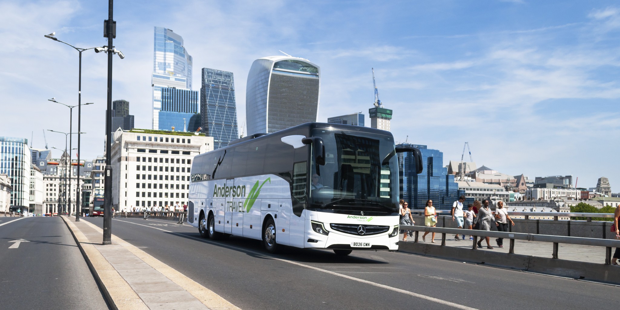 The new vehicles are expected to allow for an expansion of Anderson Travel's coach offerings