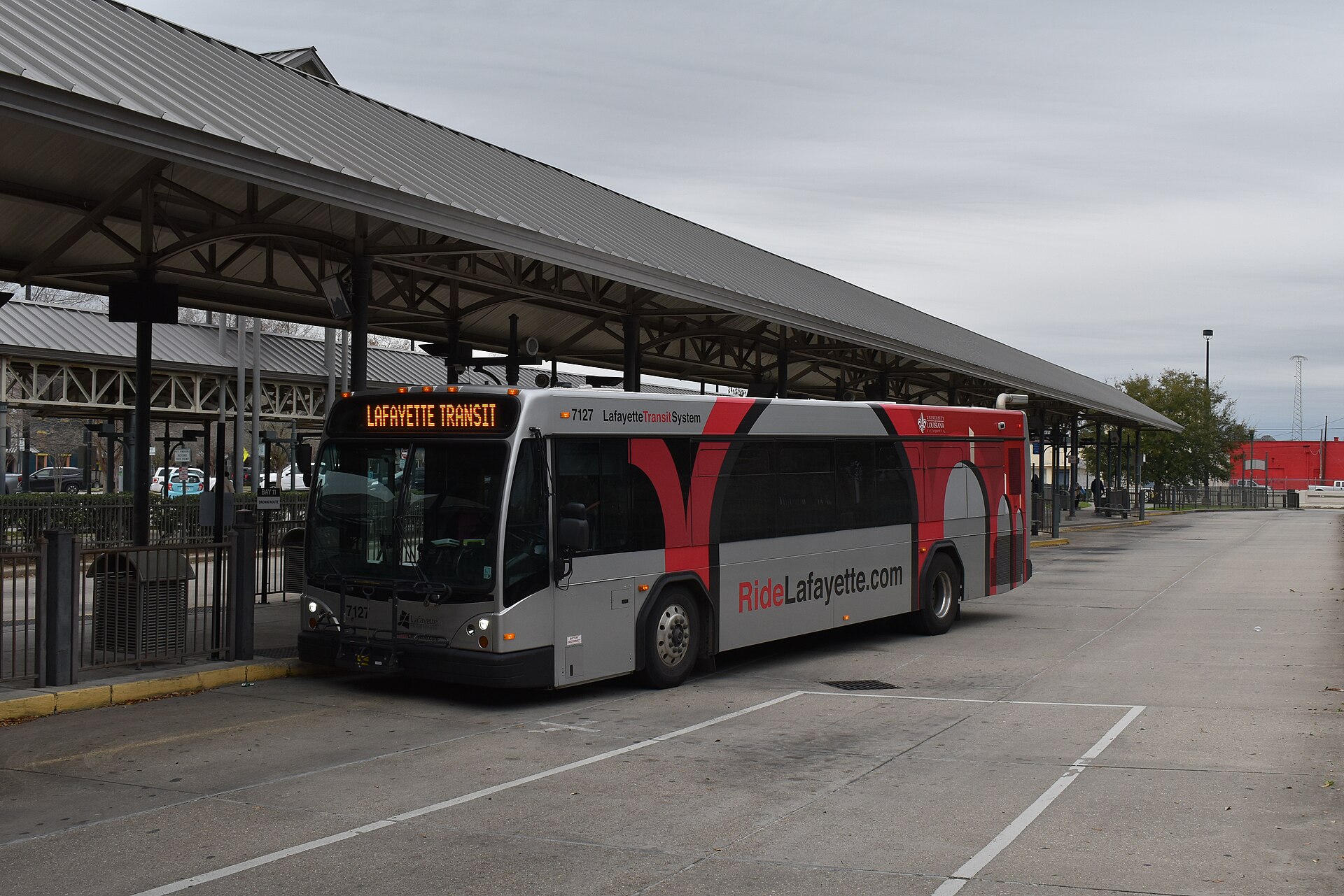 Lafayette Transit System bus