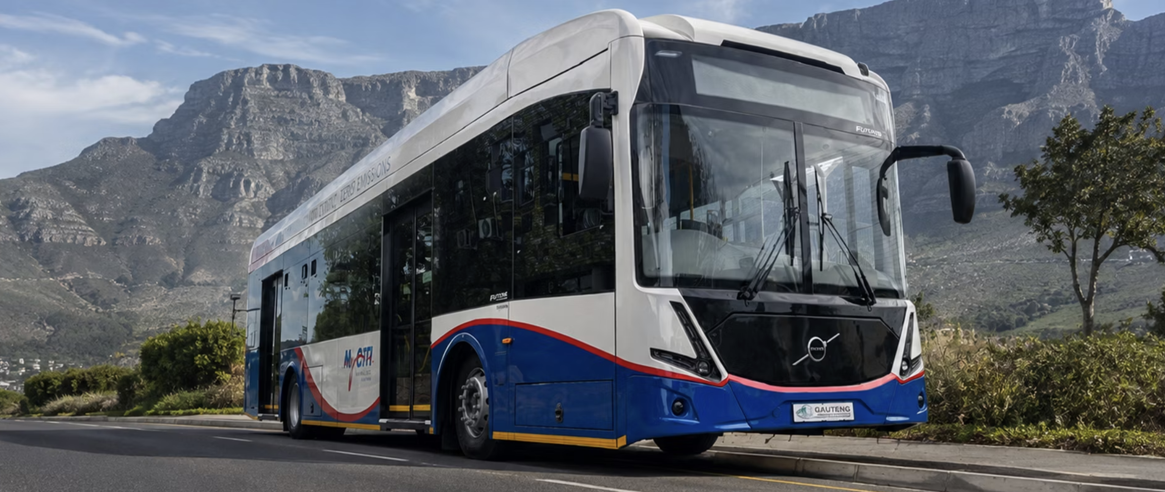 Volvo will supply 38 BZR low entry electric buses for use in Cape Town