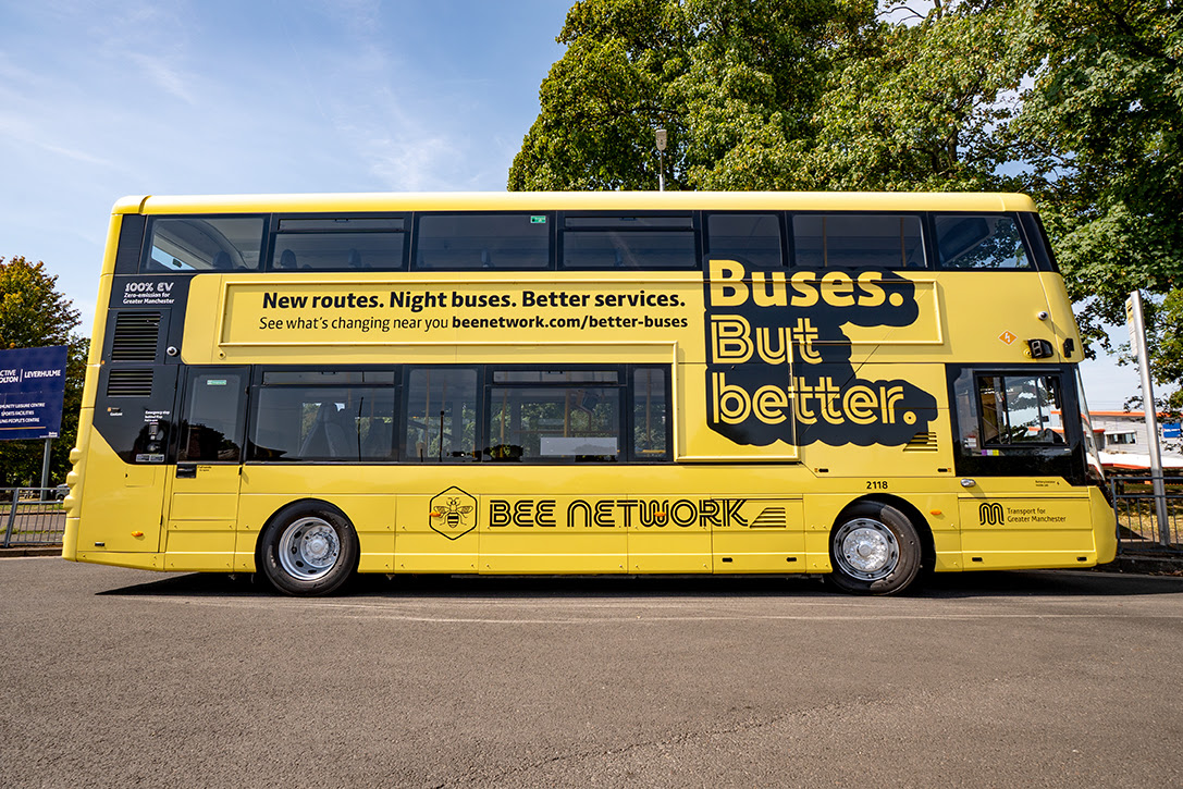 Every borough of Greater Manchester is now served by a night bus service