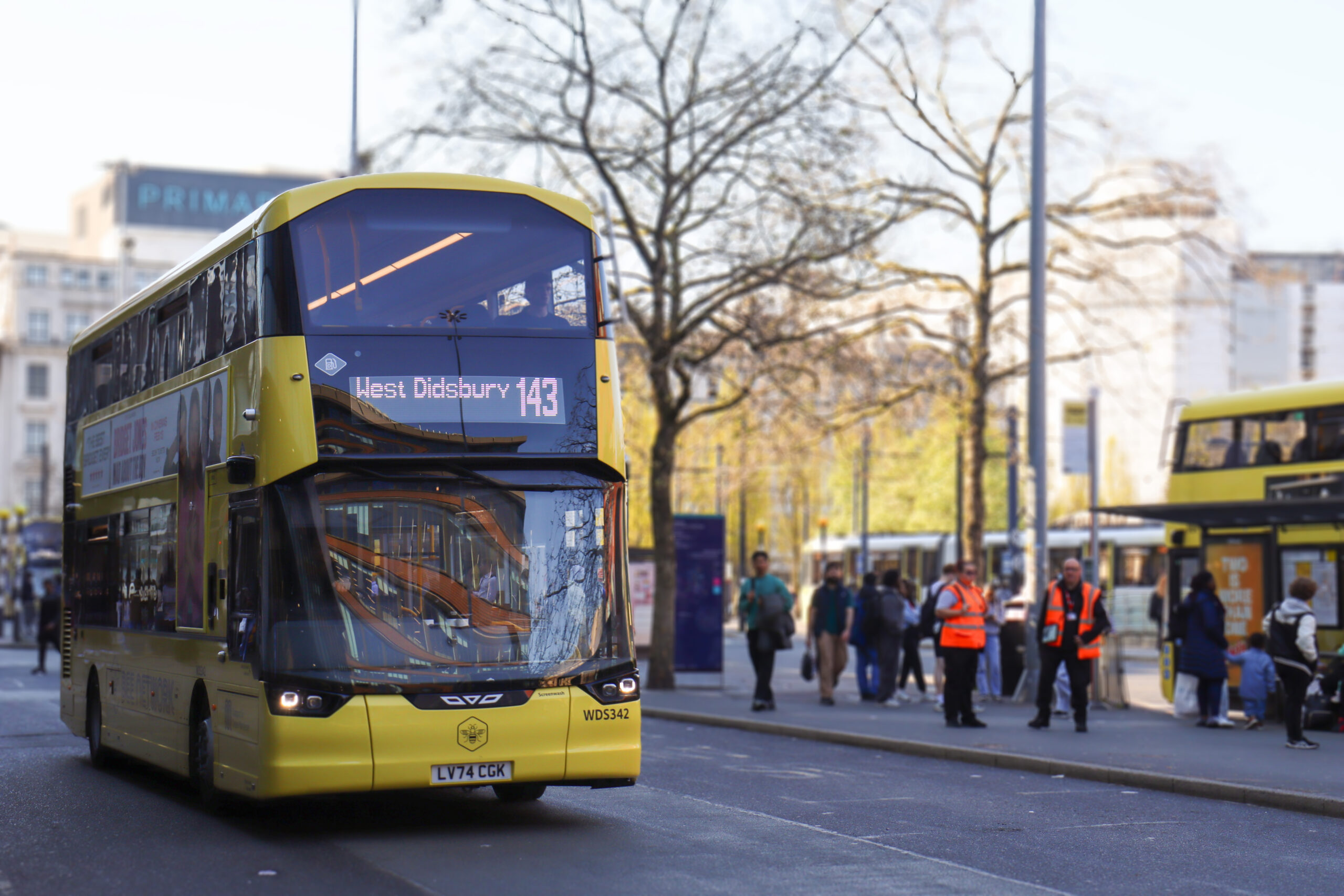 A Metroline bus in Greater Manchester